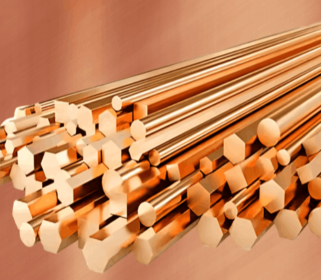 Perfis de cobre